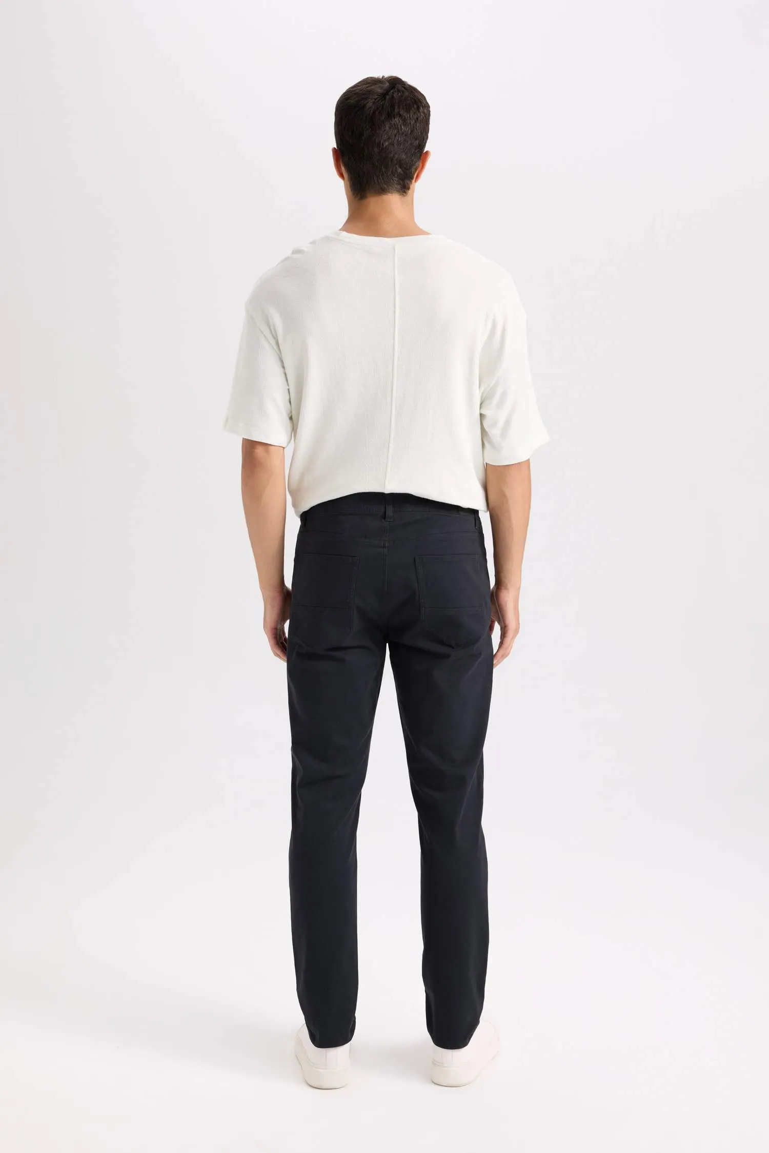 Super Skinny Hem Gabardine Chino Pants