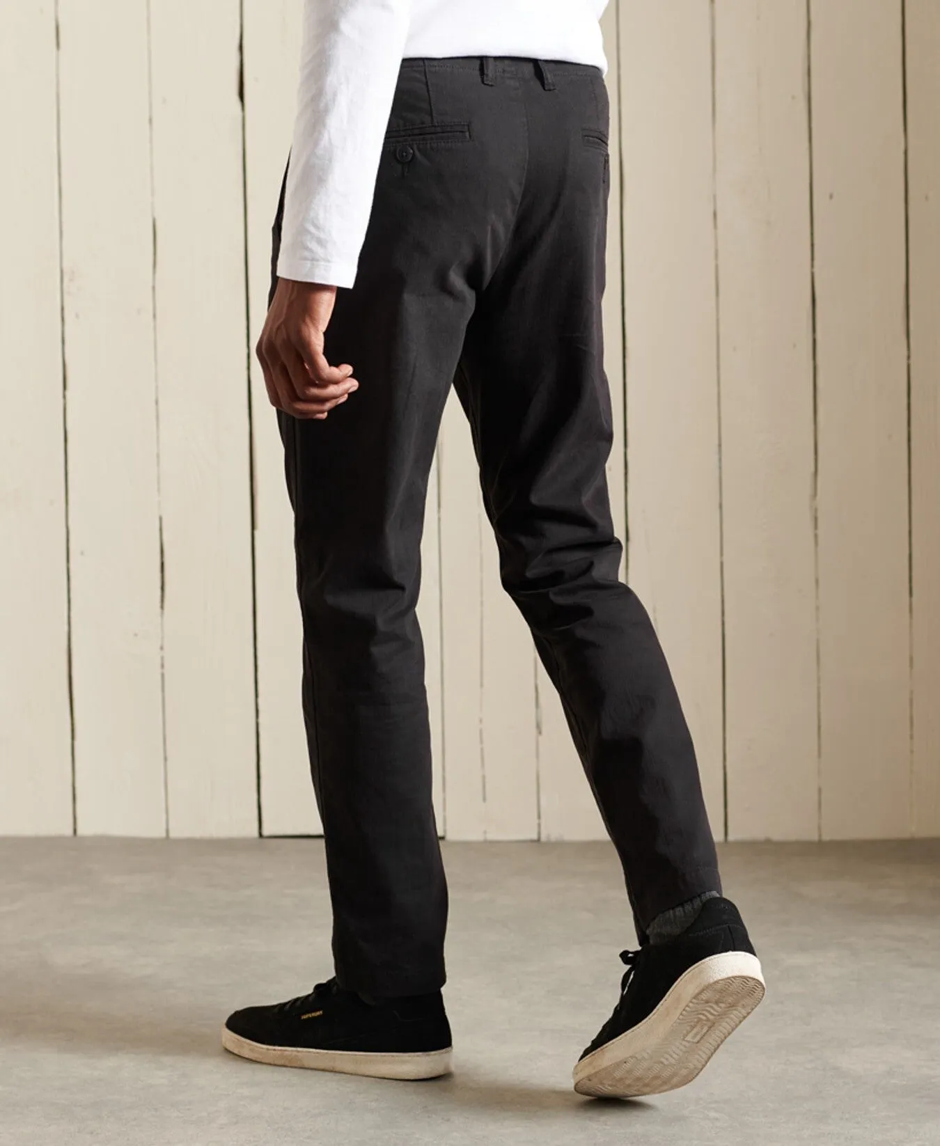 SUPERDRY Officers Slim Chino - Jet Black