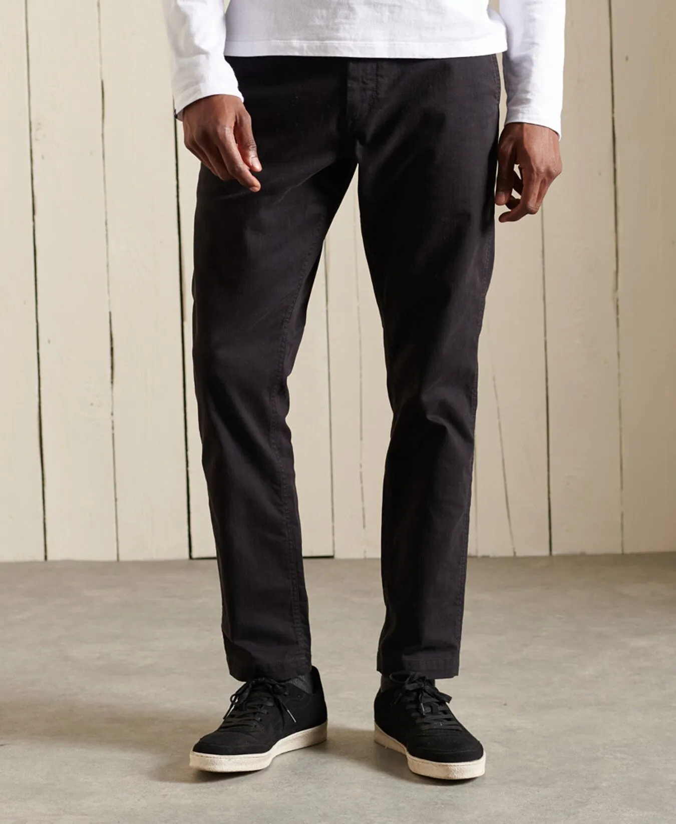 SUPERDRY Officers Slim Chino - Jet Black