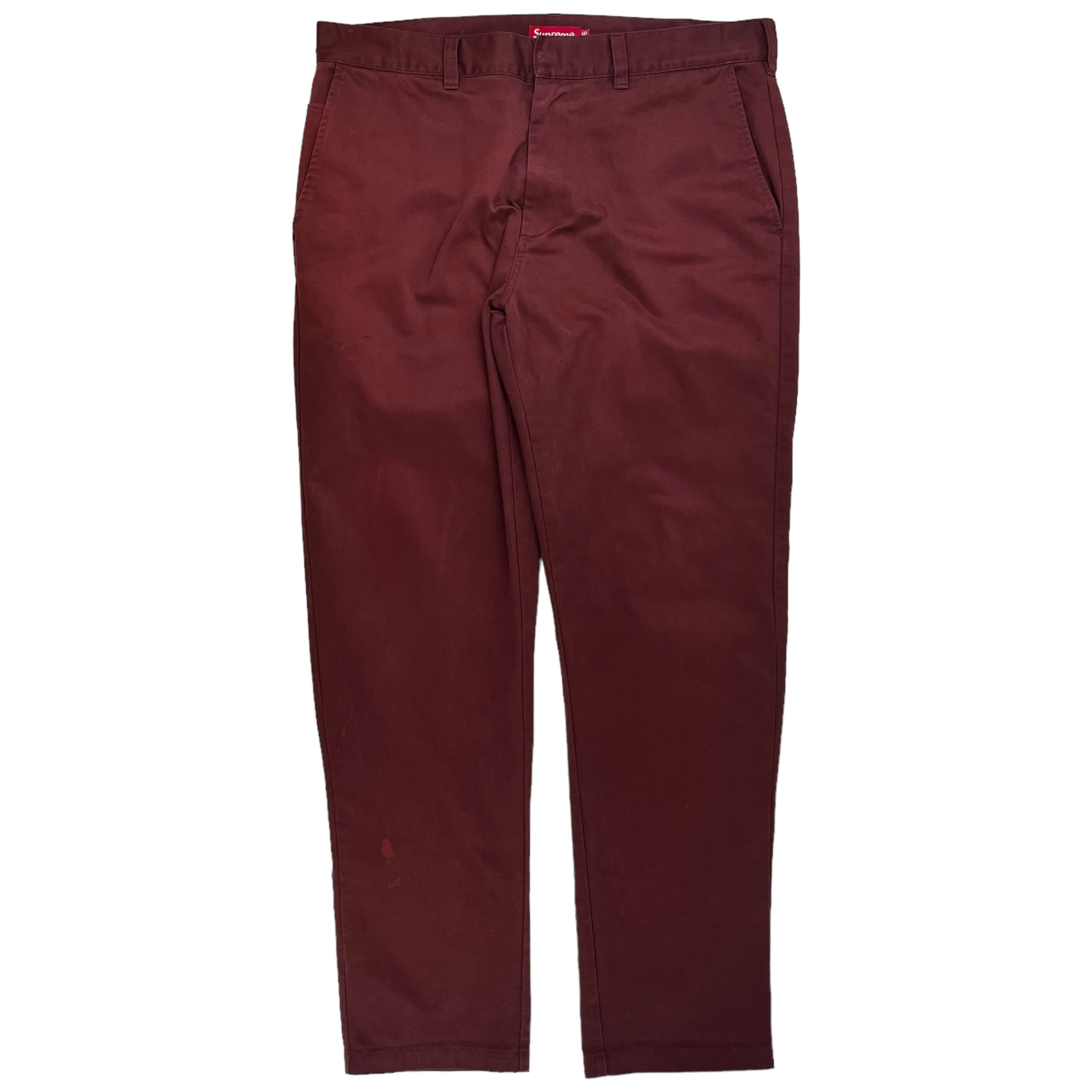Supreme Chino Pants Maroon