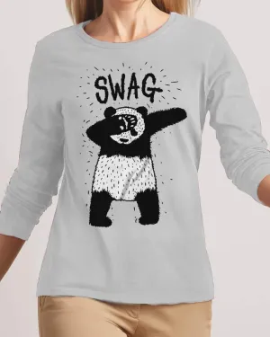 Swag New Fashion Grey High Graphic Excellent Quality T-shirt For Women