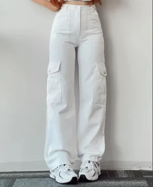 Symphony High-Rise Wide Leg Cargo Pants
