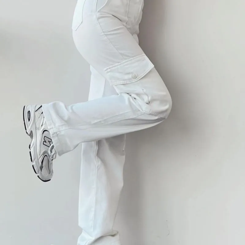 Symphony High-Rise Wide Leg Cargo Pants