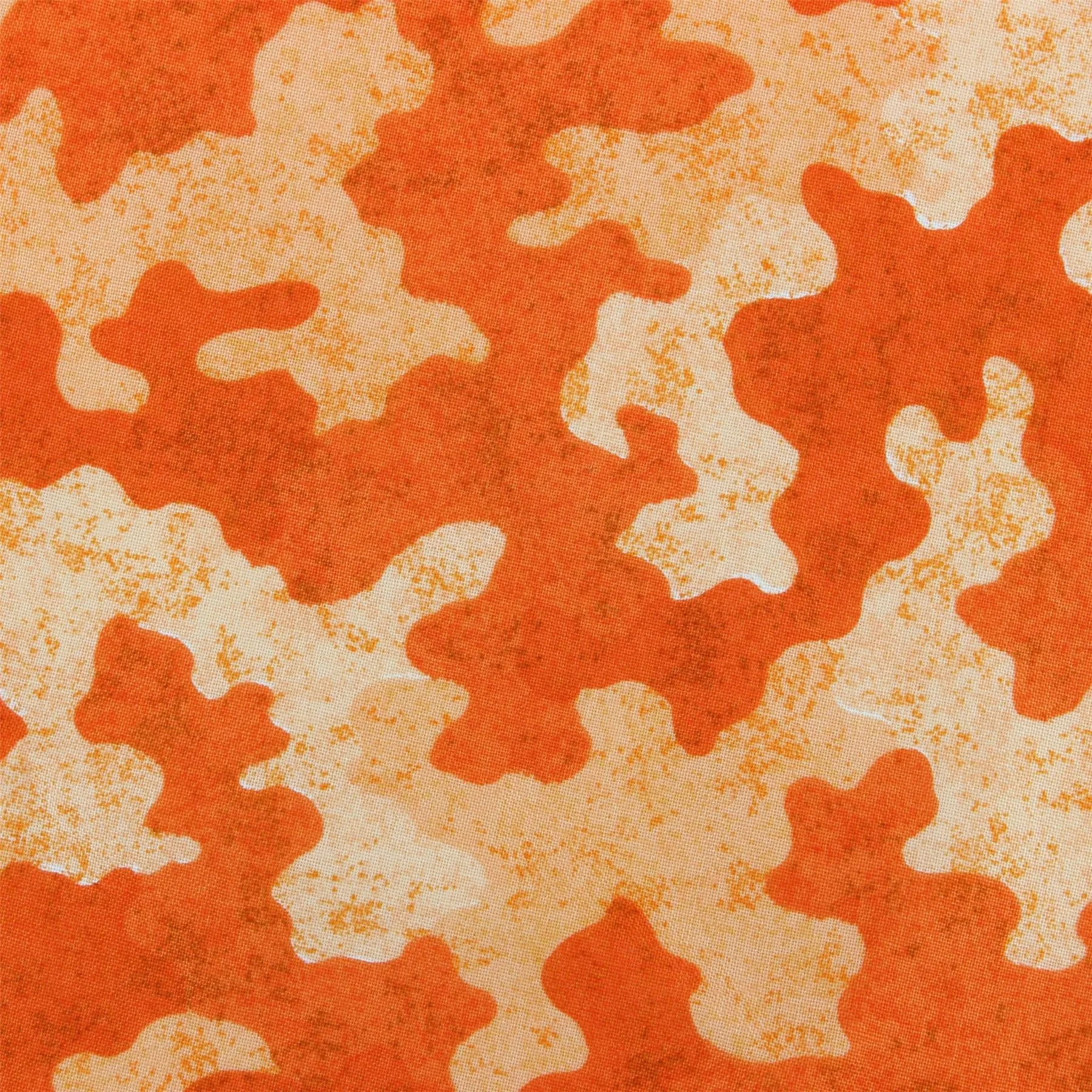 Tailored Fit Long Sleeve Shirt - Orange Camouflage