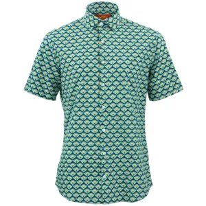 Tailored Fit Short Sleeve Shirt - Swarm