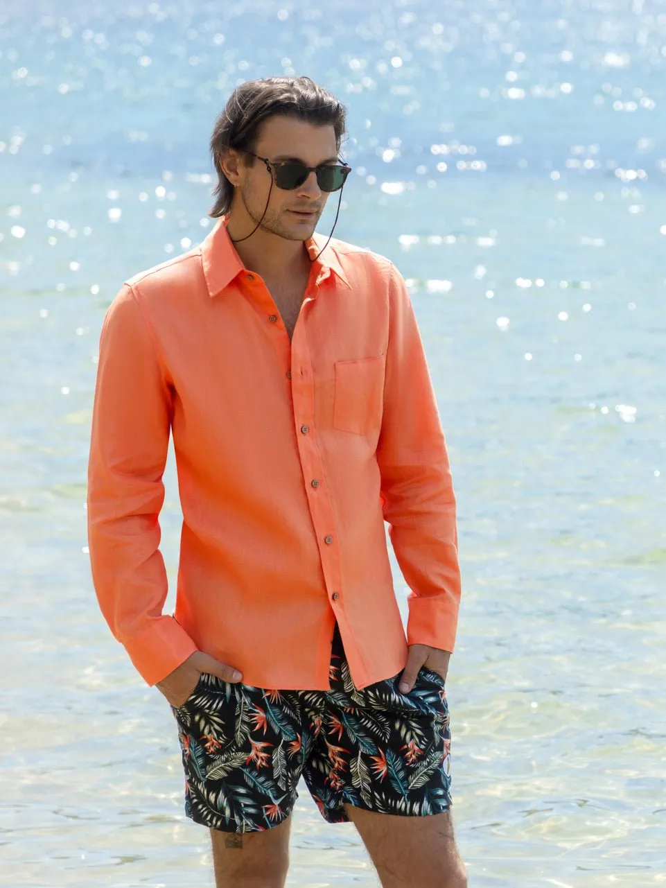 Tangerine Linen