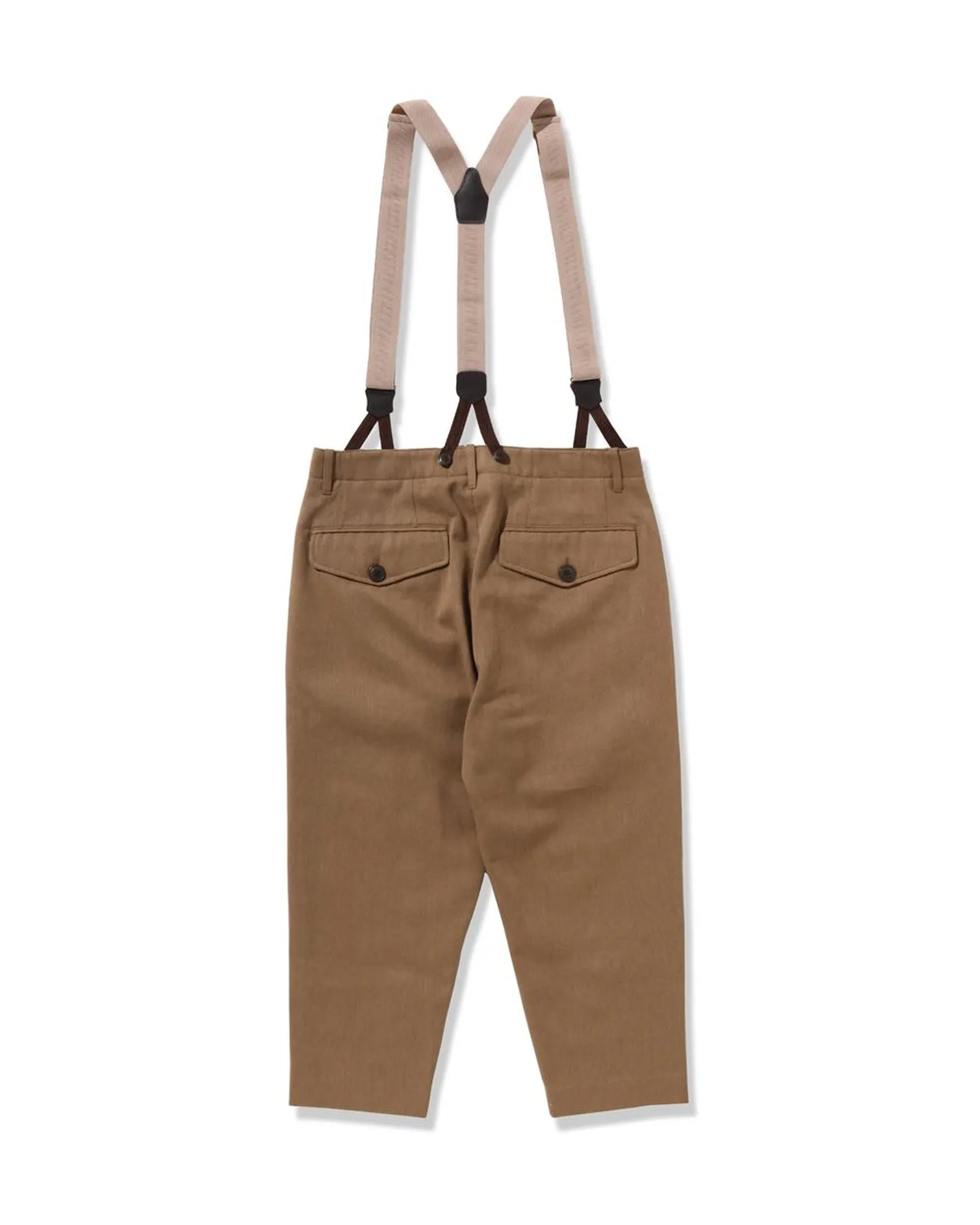 Taper chino overall pants
