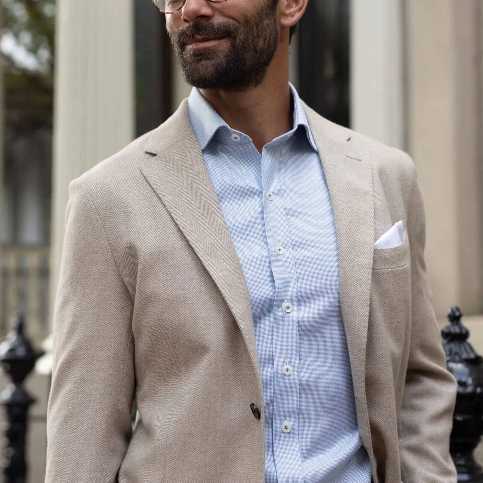 The Aqua Green Alston Non Iron Dobby Custom Shirt