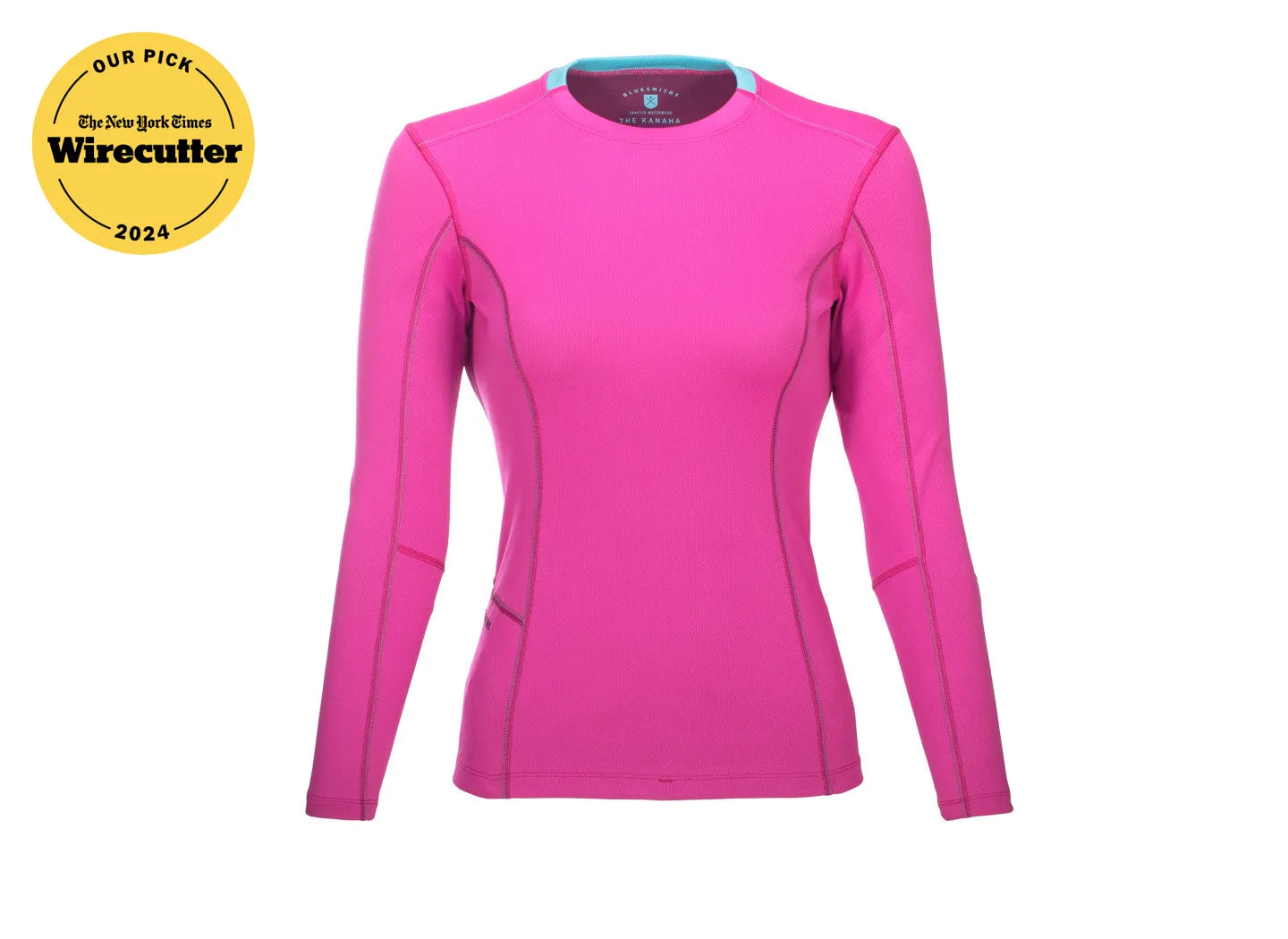 The Kanaha Hydrophobic Shirt for Women - Hibiscus Pink (Blue Atoll)