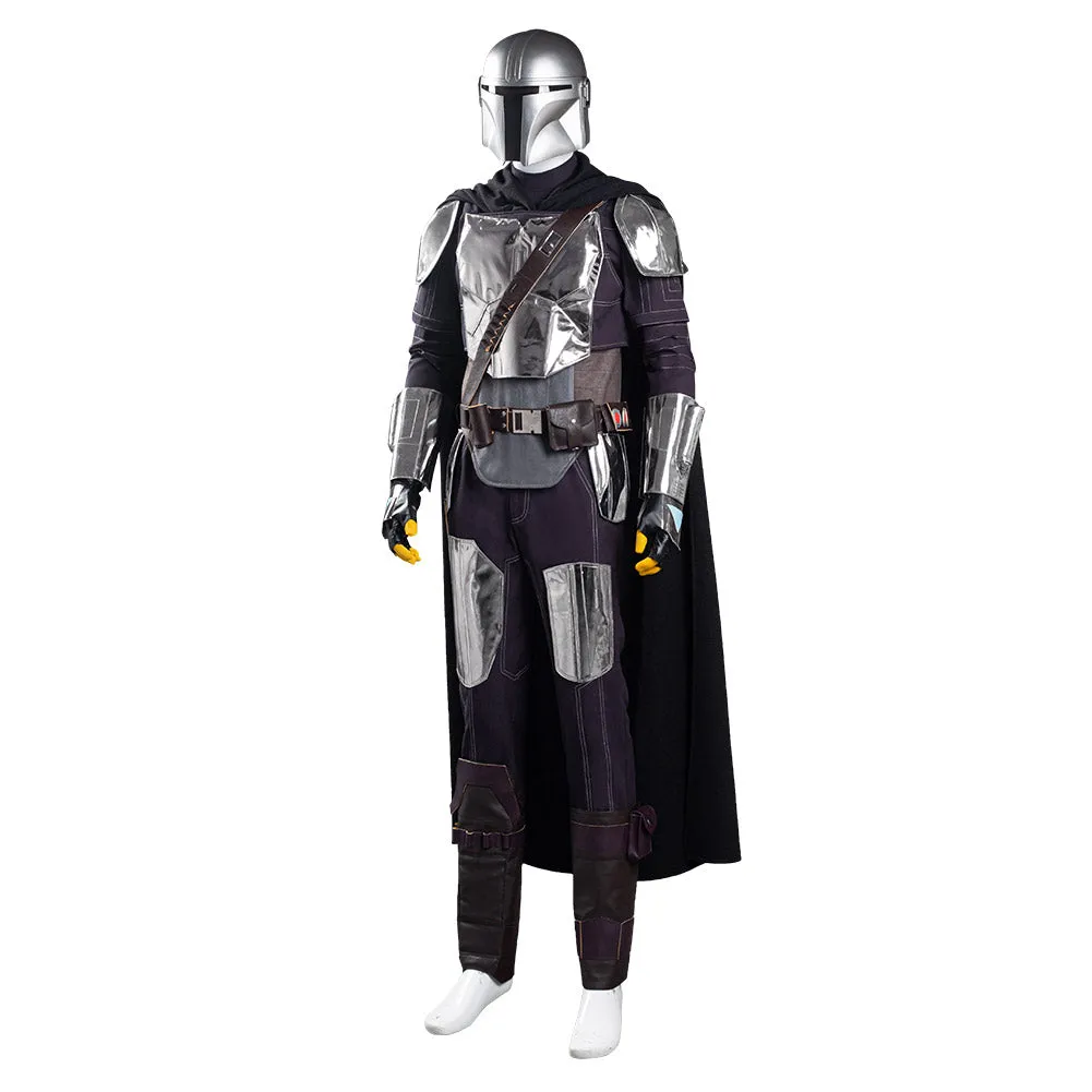 The Mando S2 Beskar Armor Halloween Carnival Suit Cosplay Costume Coat Uniform Outfit