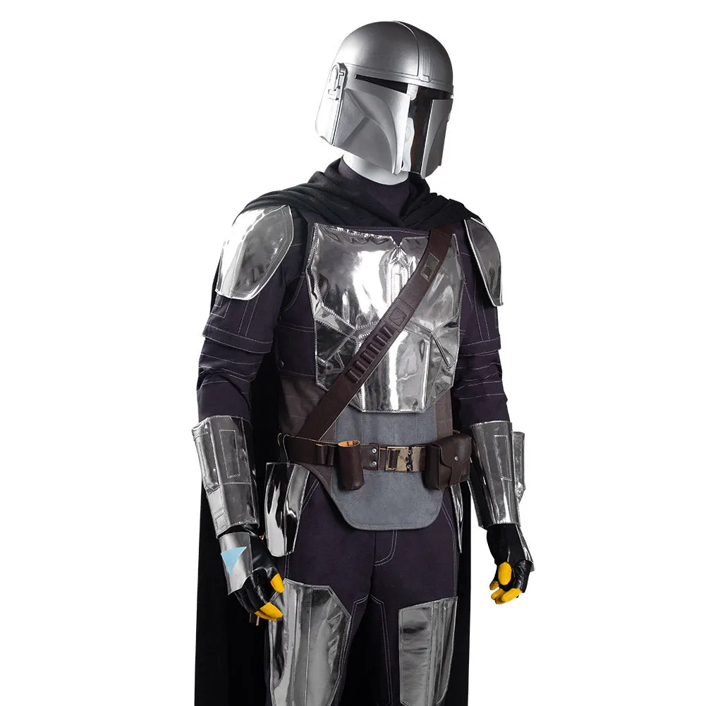 The Mando S2 Beskar Armor Halloween Carnival Suit Cosplay Costume Coat Uniform Outfit