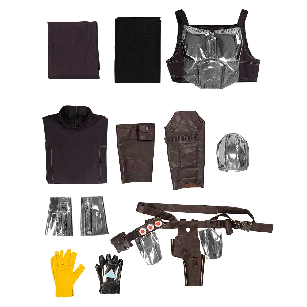 The Mando S2 Beskar Armor Halloween Carnival Suit Cosplay Costume Coat Uniform Outfit