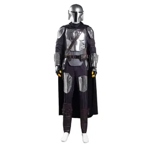The Mando S2 Beskar Armor Halloween Carnival Suit Cosplay Costume Coat Uniform Outfit