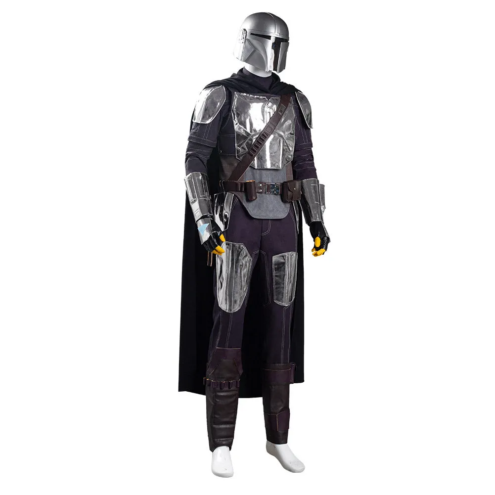 The Mando S2 Beskar Armor Halloween Carnival Suit Cosplay Costume Coat Uniform Outfit