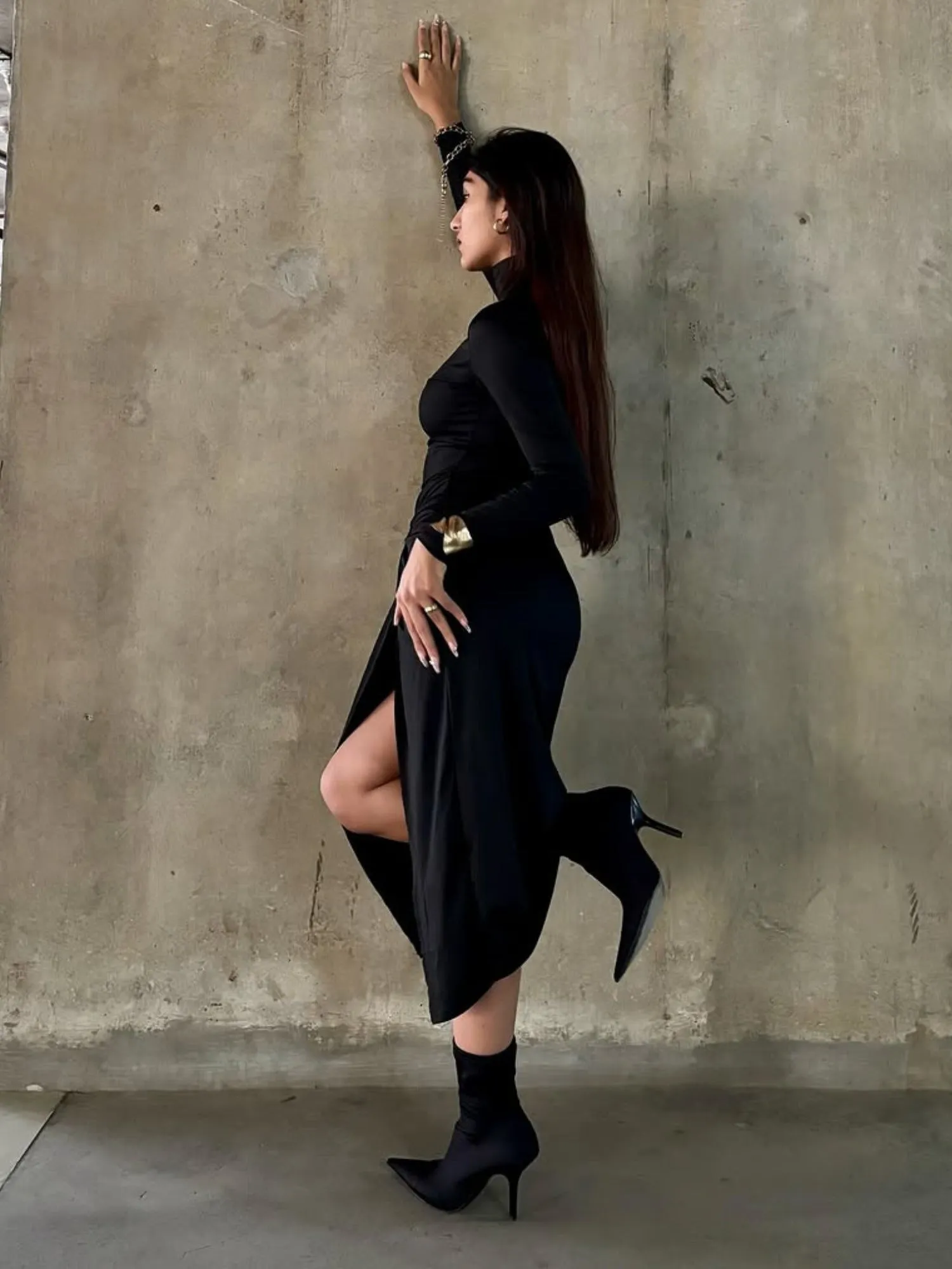 Thigh High Bodycon Dress