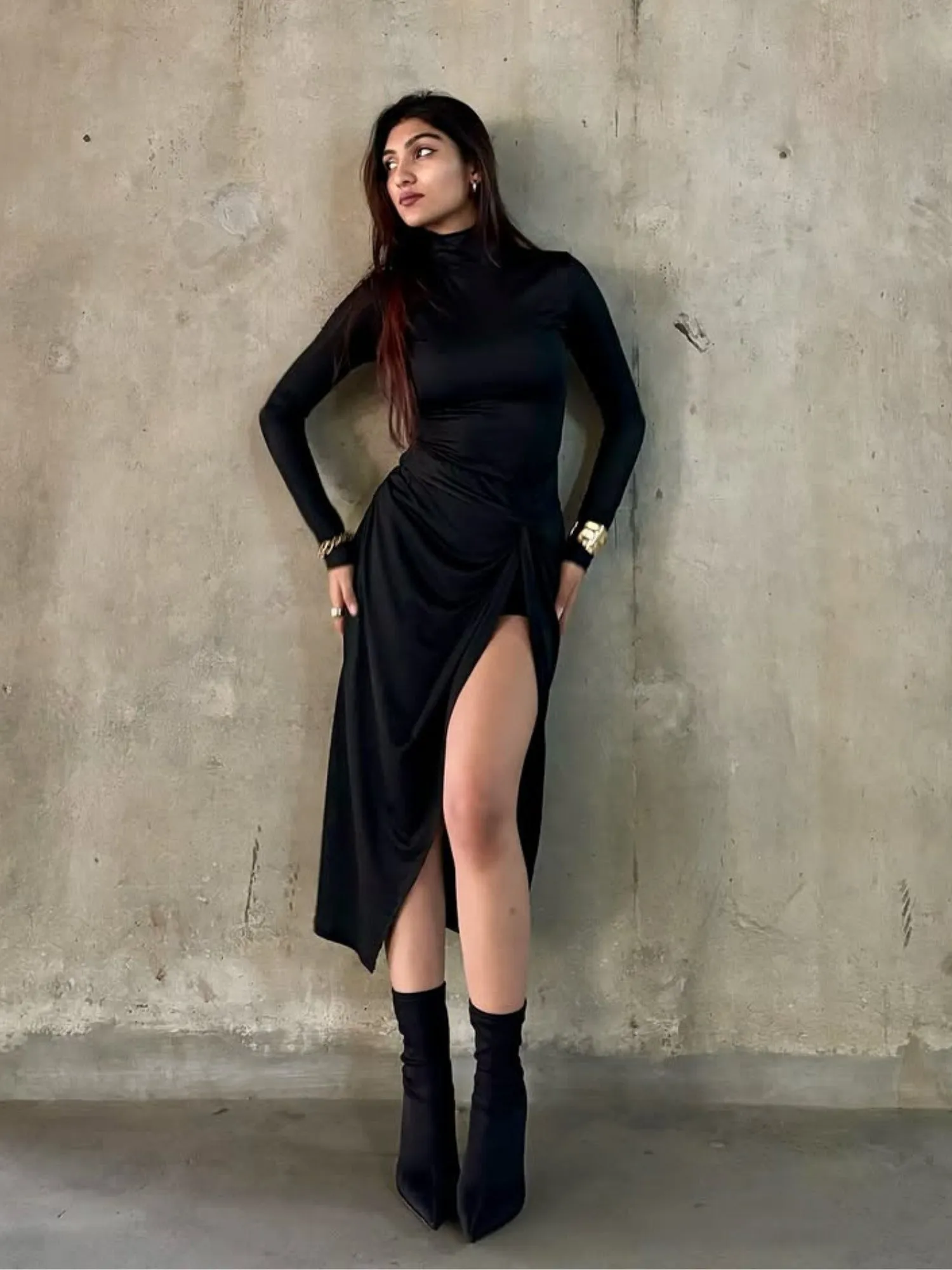 Thigh High Bodycon Dress
