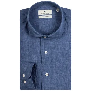 Thomas Maine Linen Shirt - Blue