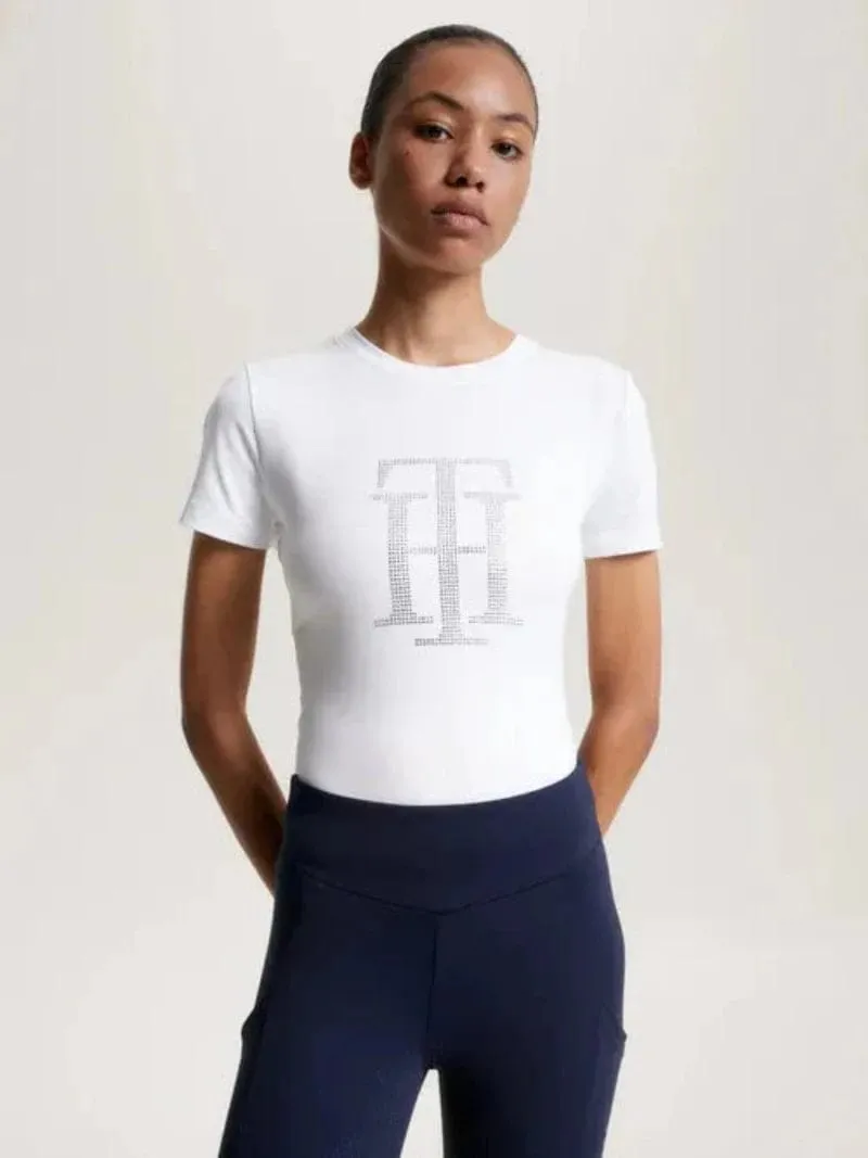 Tommy Hilfiger Tee Womens Manhattan Rhinestone
