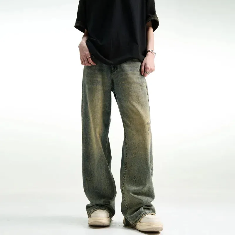 TrendFashion Distressed Vintage Blue Jeans