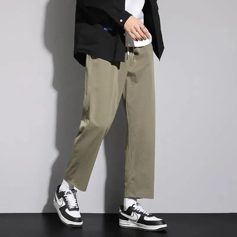 TrendMode Herren Sommerhosen mit Elastischem Bund und Kordelzug