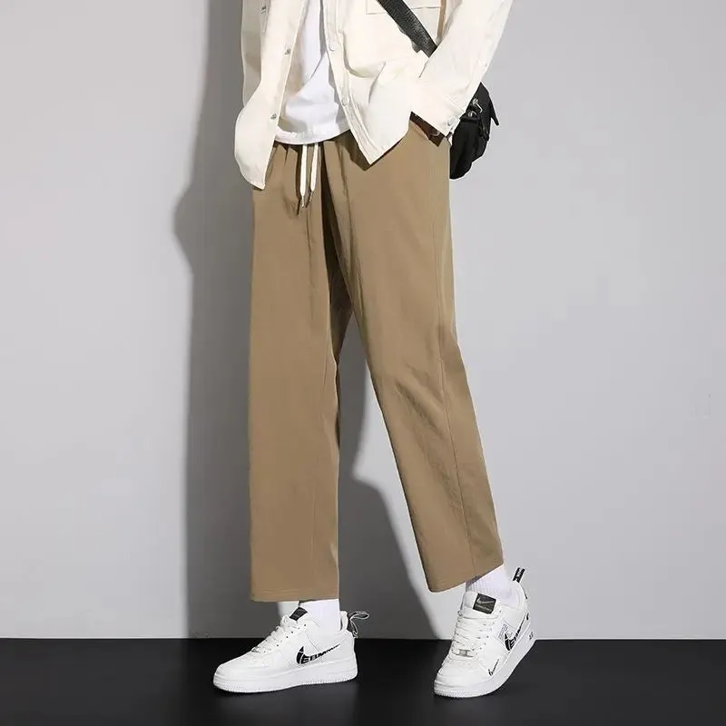 TrendMode Herren Sommerhosen mit Elastischem Bund und Kordelzug