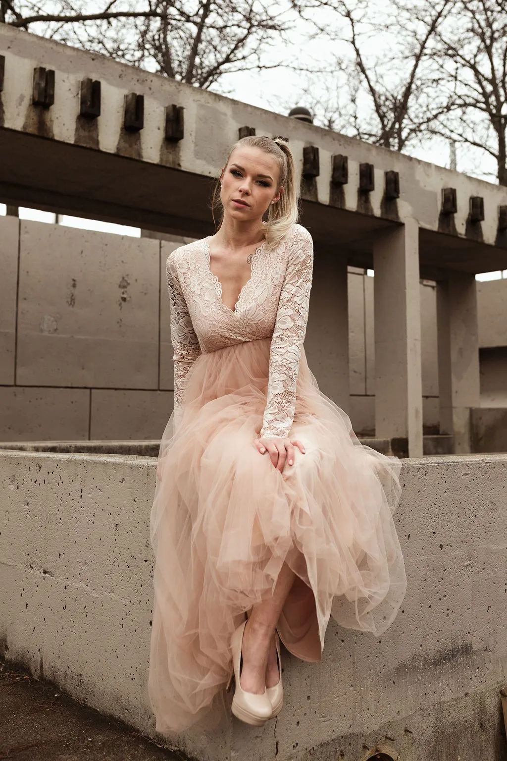 Tulle and Lace dress #1125