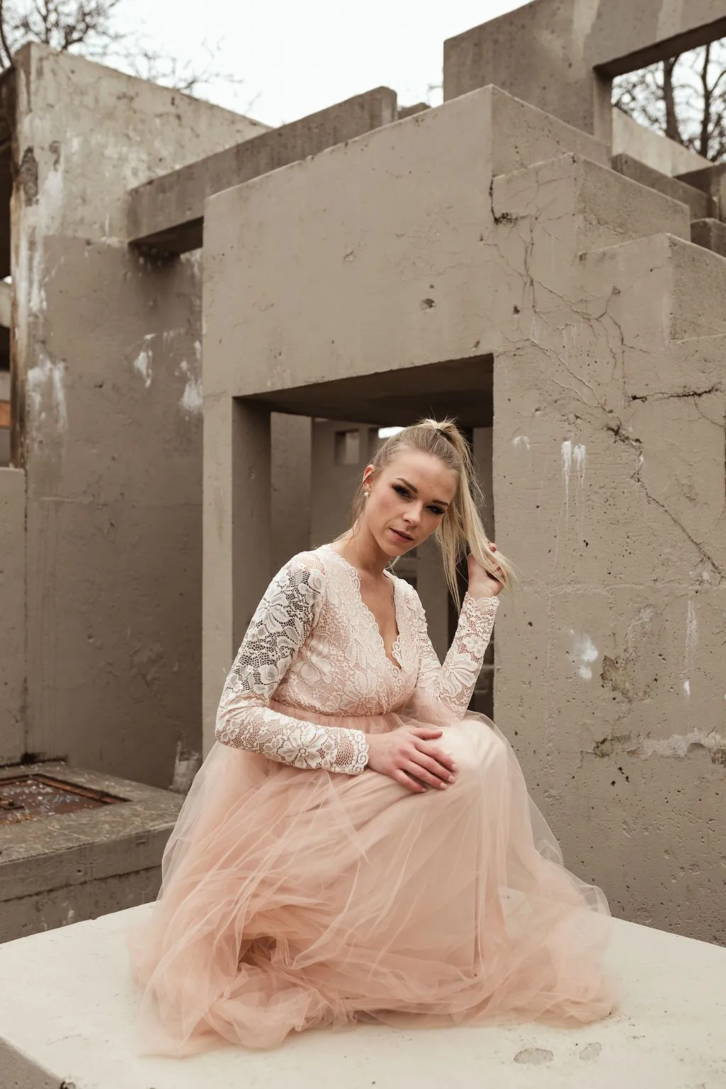 Tulle and Lace dress #1125