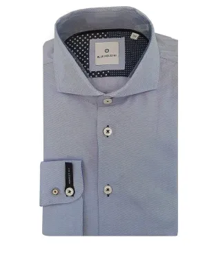 Twill Semi Spread Perfect Fit Shirts Blue