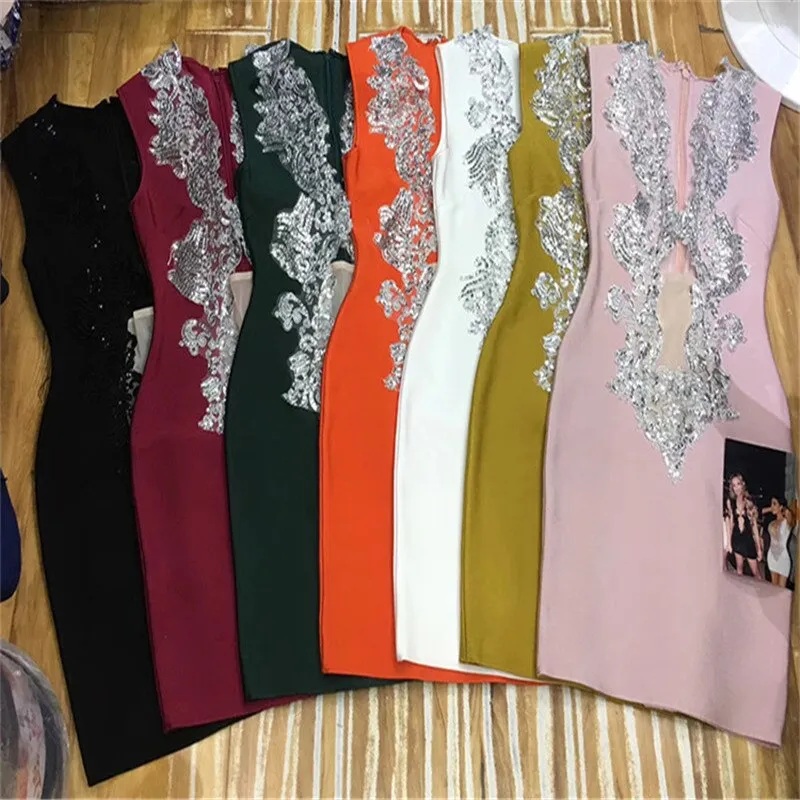 V Neck Bodycon Dresses