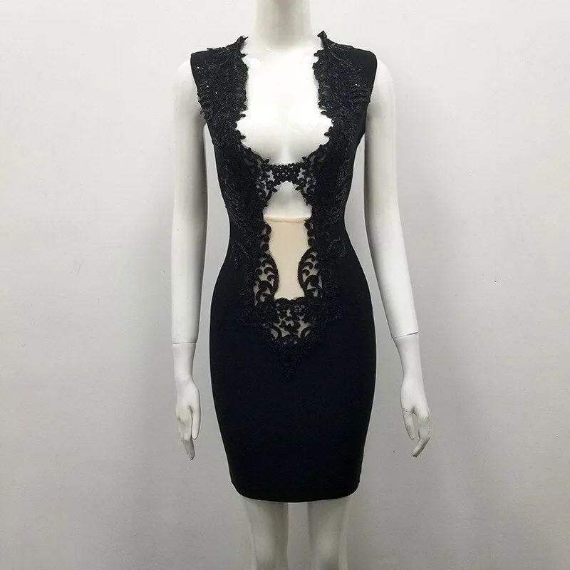 V Neck Bodycon Dresses