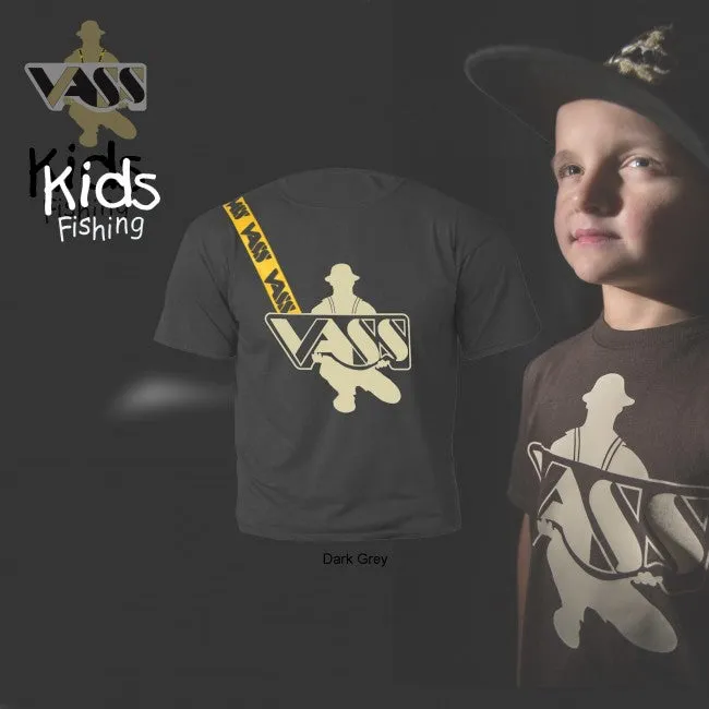 Vass Tackle Vass Kids Fishing T-Shirt - Yellow