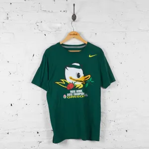 Vintage Rose Bowl Oregon 2012 Football Champion T-shirt - Green - M