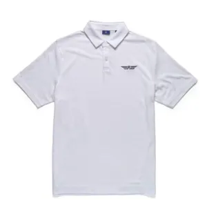 Vokey Design FJ drirelease Solid Jersey w/ Self Collar - Athletic Fit M White (VM40493)