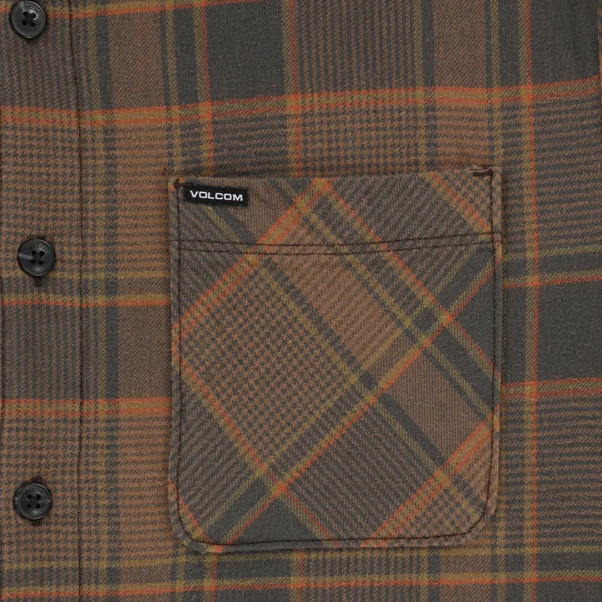 Volcom - Brickstone Lined Flannel Mud