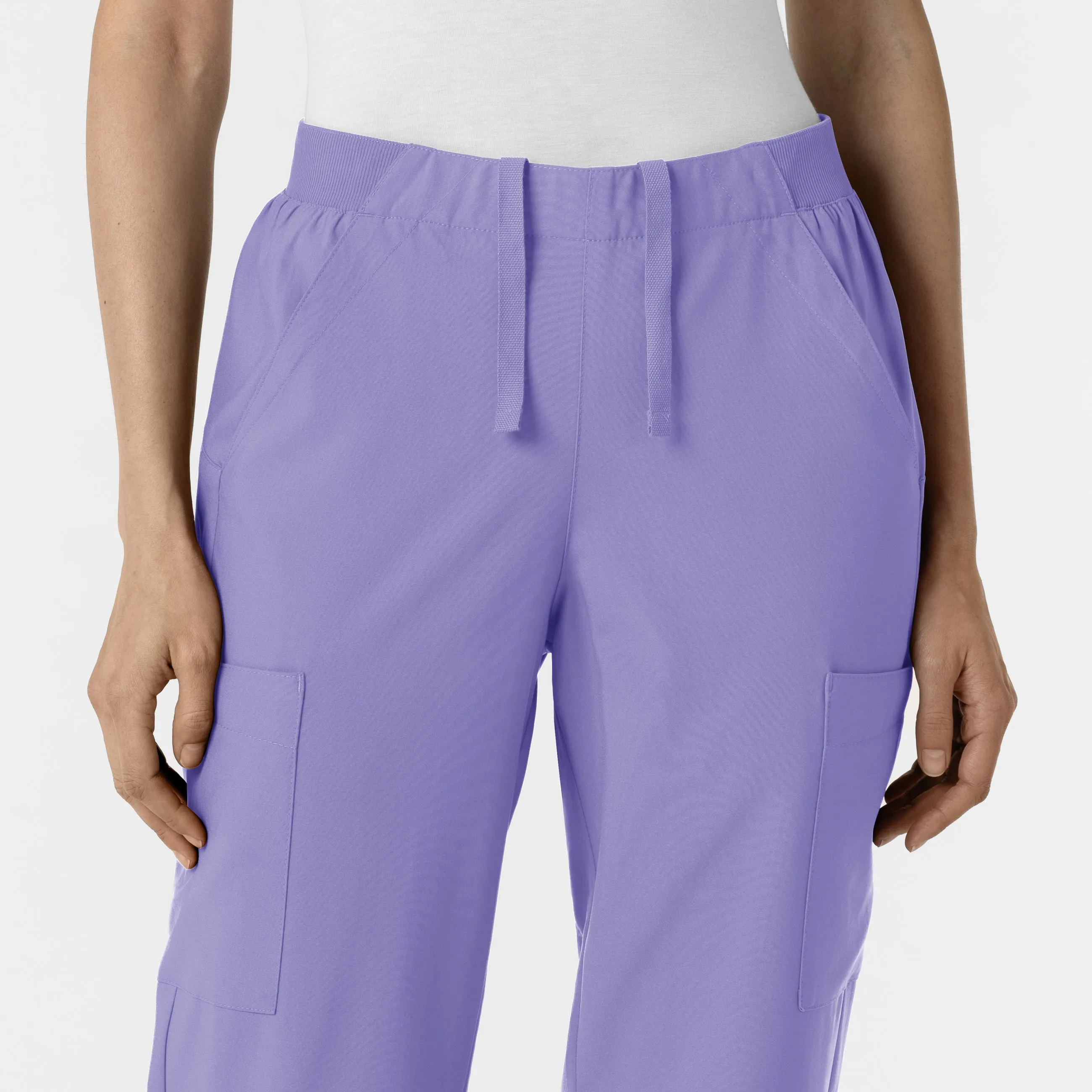 W123 5145 Cargo Utility Scrub Pants Iris Purple