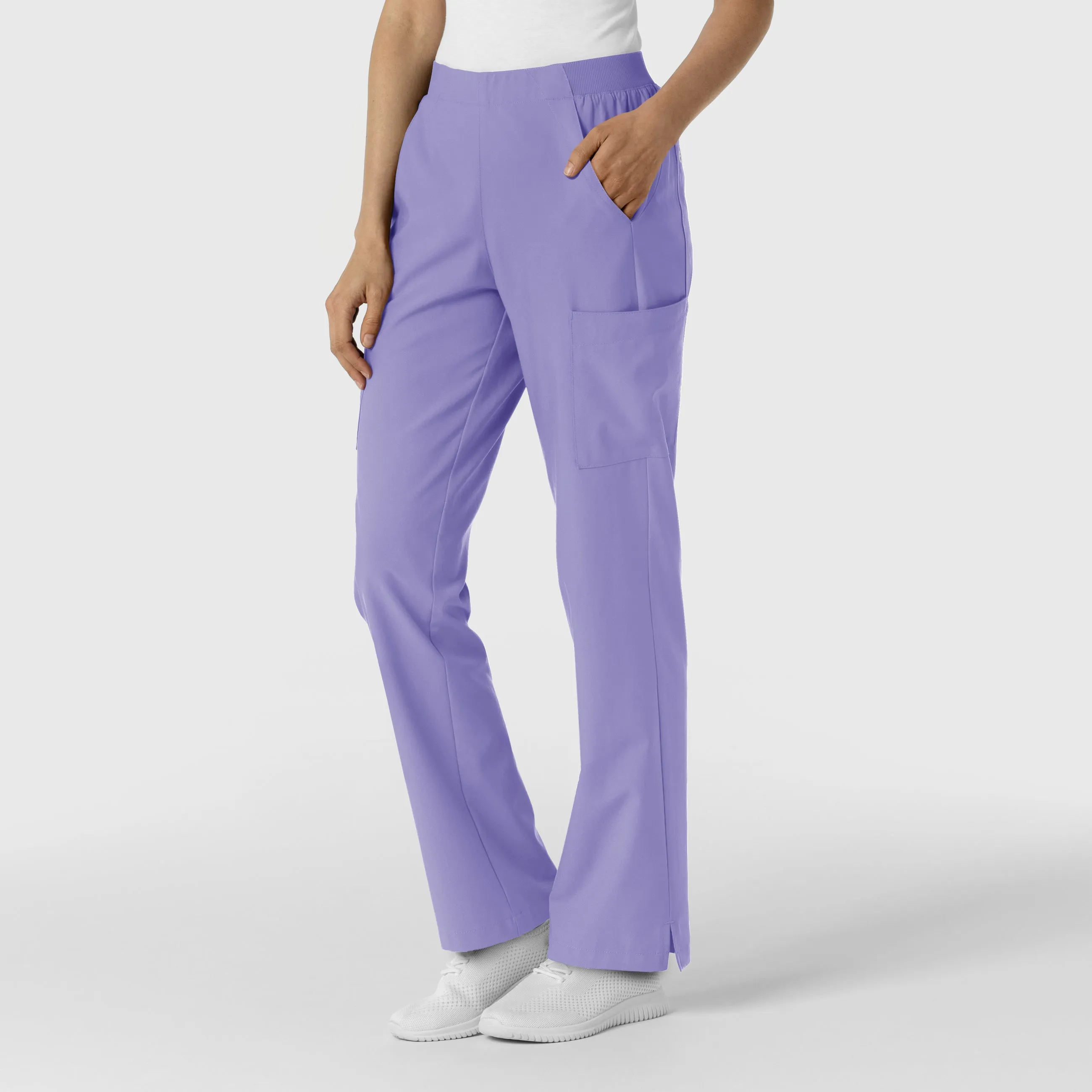 W123 5145 Cargo Utility Scrub Pants Iris Purple