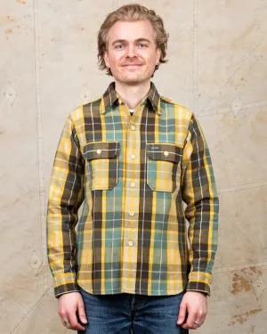 Warehouse & Co Lot 3104 Heavy Flannel Shirt Green