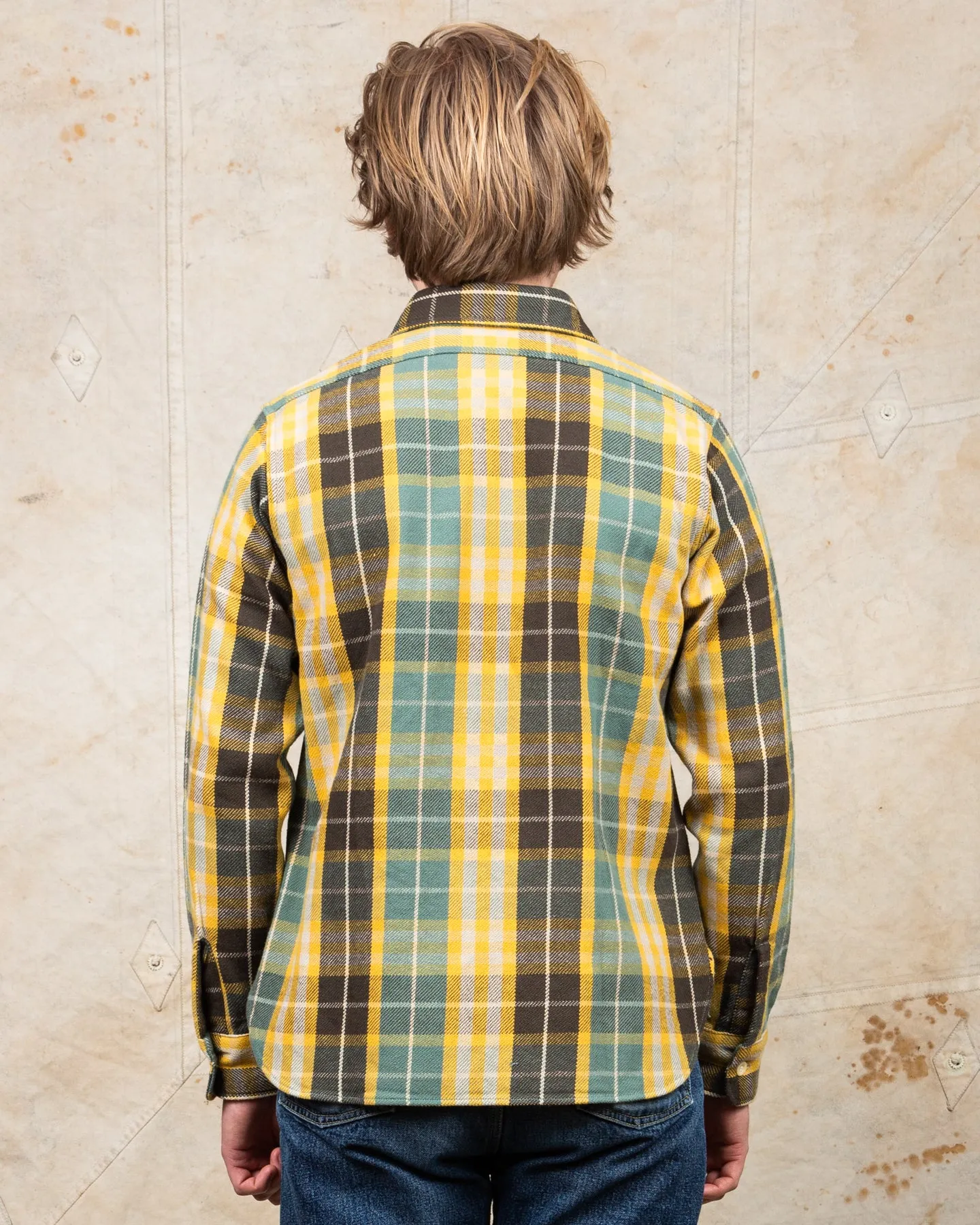 Warehouse & Co Lot 3104 Heavy Flannel Shirt Green