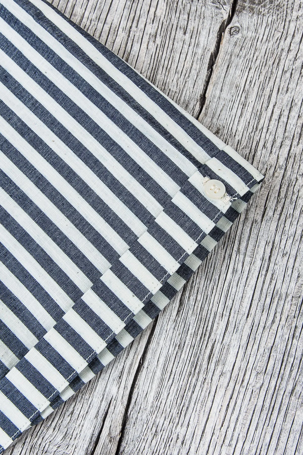 Warehouse & Co Short Sleeved Striped Open Collar Shirt