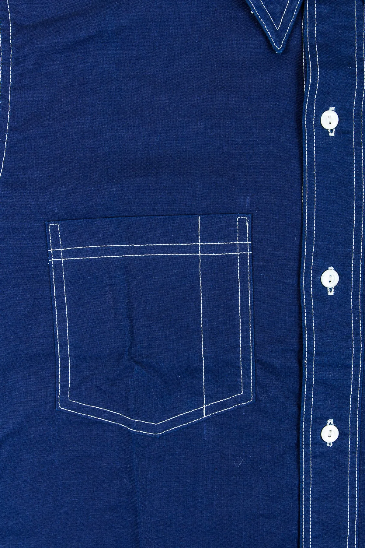 Warehouse & Co Wide Awake Shirt Indigo