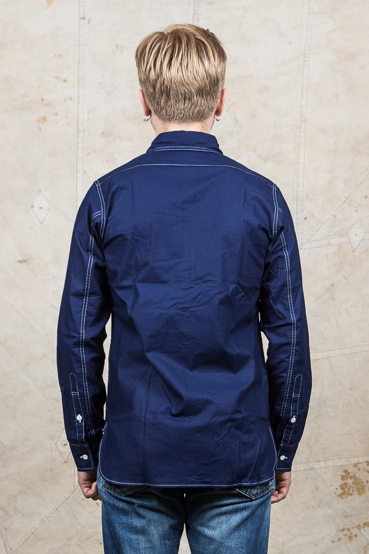 Warehouse & Co Wide Awake Shirt Indigo