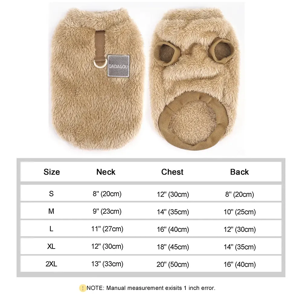 Warm and Cute Dog Vest Sweater