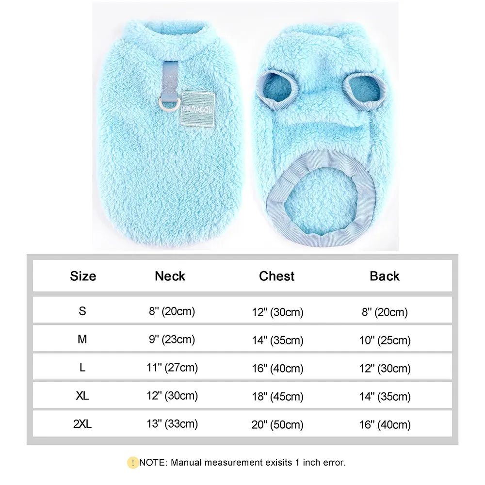 Warm and Cute Dog Vest Sweater