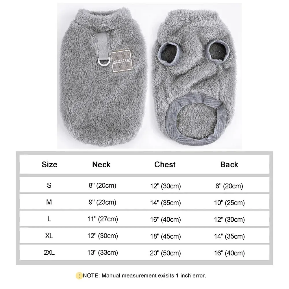 Warm and Cute Dog Vest Sweater
