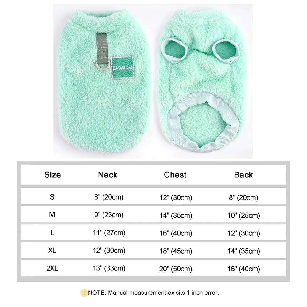 Warm and Cute Dog Vest Sweater