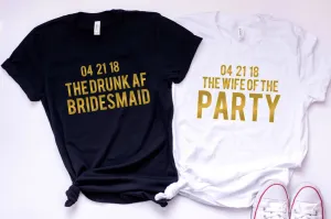 We Are What Happens In Vegas Bachelorette Party Customized Tees or Tanks