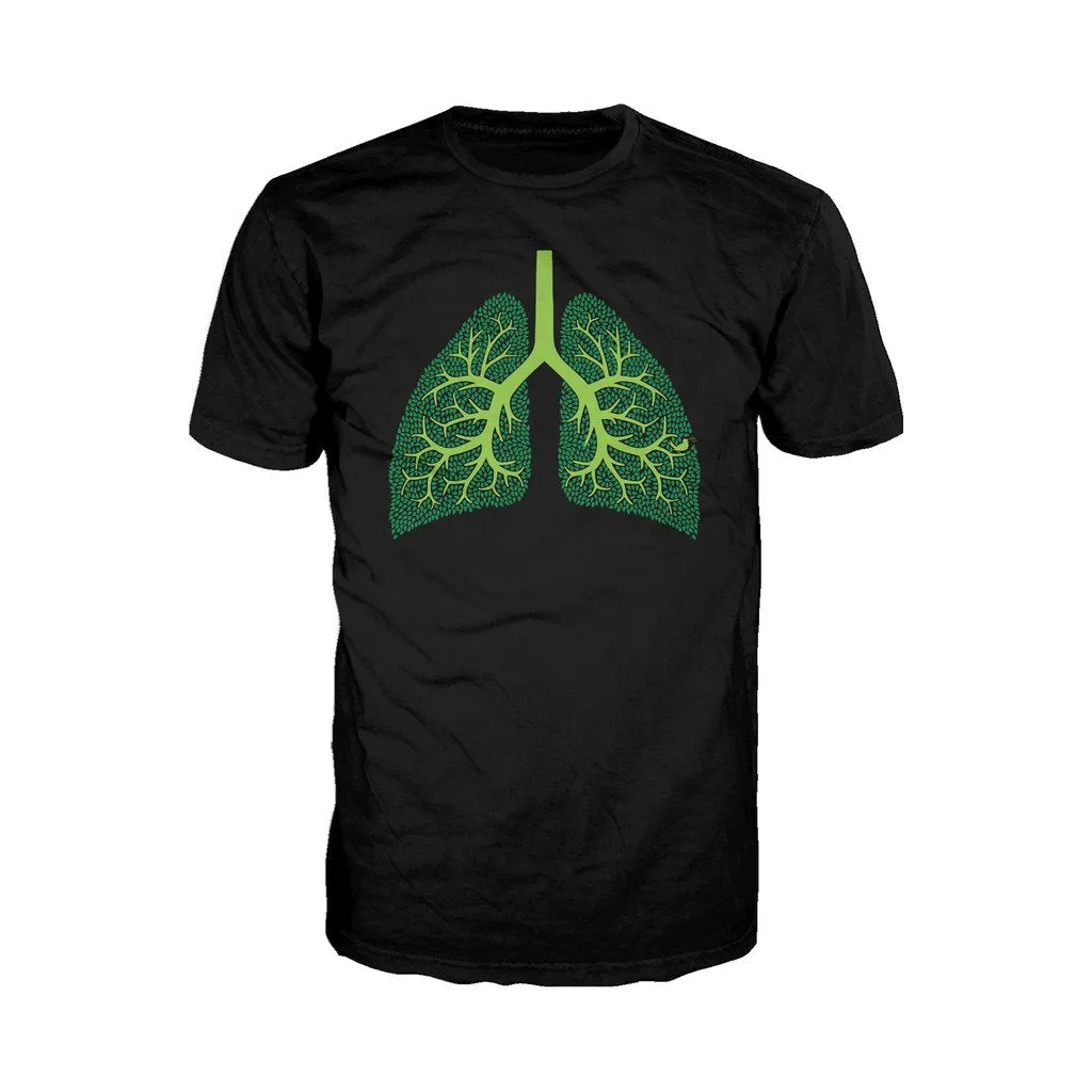 Weird Science Trees Are The Lungs Of Earth Official Men's T-shirt (Black)
