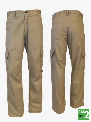 Westex Ultrasoft 7oz. Flame Resistant Cargo Pants by IFR Workwear - Style 612-Khaki