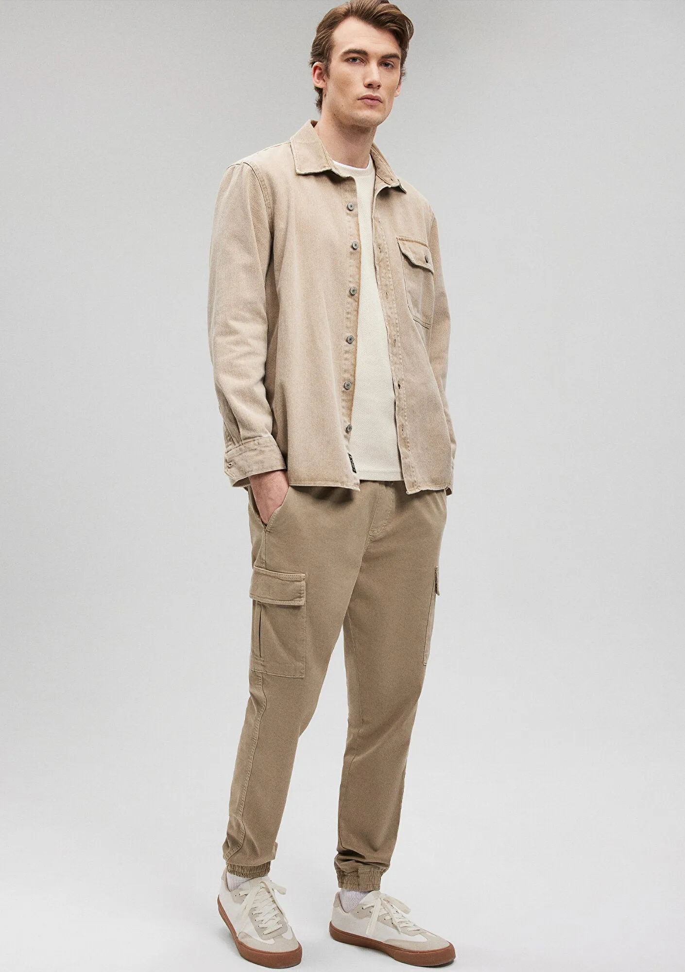 White Cargo Pants