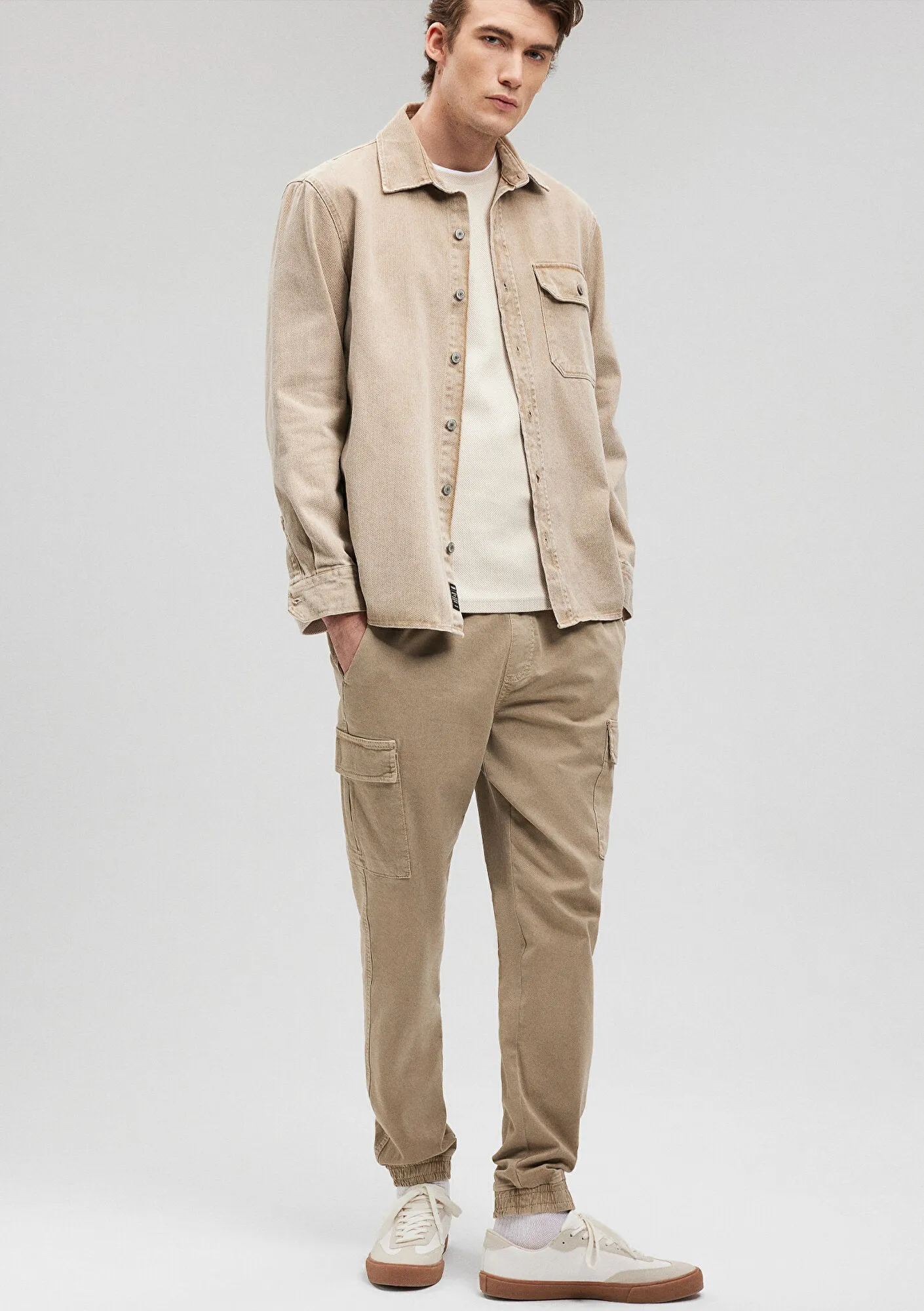 White Cargo Pants